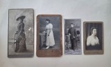 Patru fotografii de atelier - inceputul secolului XX