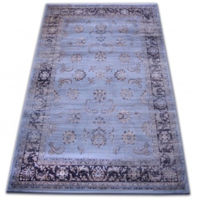 Covor heat-set Jasmin 8628 albastru, 160x220 cm foto