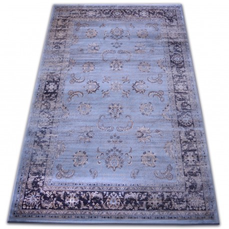 Covor heat-set Jasmin 8628 albastru, 160x220 cm