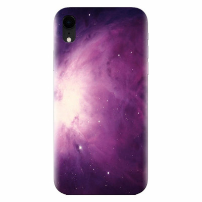 Husa silicon pentru Apple Iphone XR, Purple Supernova Nebula Explosion foto