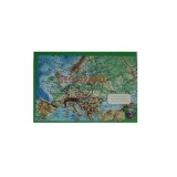 Caiet Geografie, 24 File, Foi Dictando+Veline, Format A4, Coperta Policromie cu Design Atractiv, Dimensiune 210x297 mm, Brandpaper