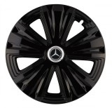 Cumpara ieftin Set 4 capace roti pentru Mercedes, model Glory Black, R15