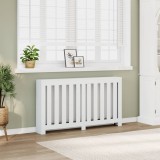 Gossi masca pentru calorifer, alb, 149x20x82 cm, lemn prelucrat