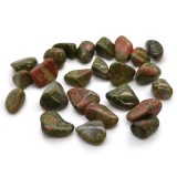 Unakite piatra rulata 1 - 3 cm - vindecare si crestere personala