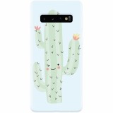 Husa silicon pentru Samsung Galaxy S10 Plus, Cactus