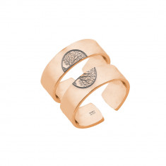 Jess - Set inele personalizate copacul vietii reglabile din argint 925 placat cu aur roz