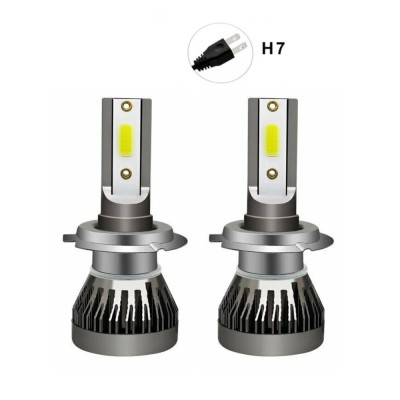 Set 2 becuri auto H7, 100W, 6000K, 11000 lumeni foto