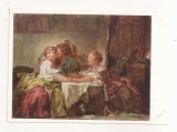 FA94 -Carte Postala- RUSIA -State Hermitage museum - Jean-Honore Fragonard, won kiss, necirculata 1971