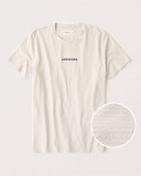 Tricou Abercrombie &amp; Fitch crem mas M -Lichidare stoc!!, Bumbac