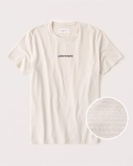 Tricou Abercrombie &amp;amp; Fitch crem mas M -Lichidare stoc!! foto