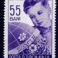 B0634 - Romania 1956 - Ziua Copilului neuzat,perfecta stare