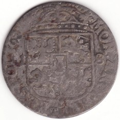 Moneda Regatul Poloniei si Marele Ducat al Lituaniei - 18 Groszy 165X - Argint foto