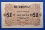 20 lei BGR 1917, Banca Generala Romana, seria C.8391578, stare foarte bună