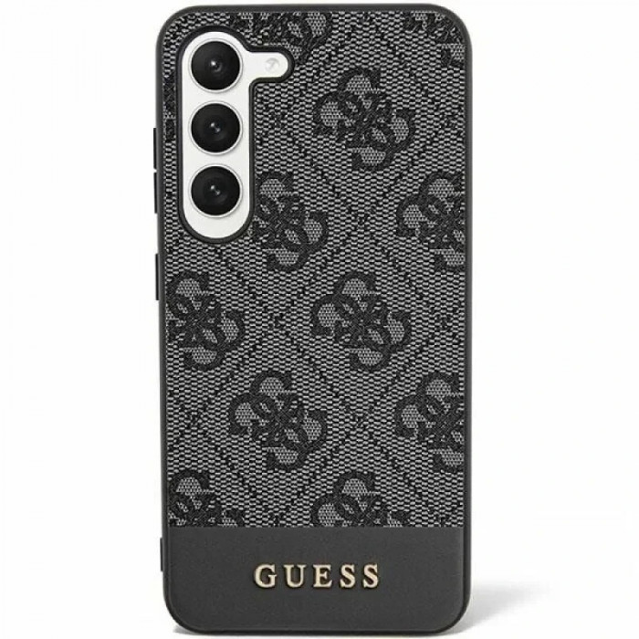 Husa Guess PU 4G Stripe pentru Samsung Galaxy S24 Plus Grey