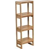 Cumpara ieftin Corp Mobilier Bambus 4 Rafturi 100X20X33 Cm &ndash; Bamboo | Mobilier Depozitare Baie
