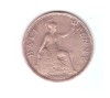 Moneda Marea Britanie 1/2 penny 1927, stare buna, curata, Europa, Bronz