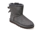 Ghete UGG gri, 1016501, din piele intoarsa