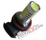 Bec H8, LED COB, 12V (proiectoare) foto