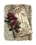 Cumpara ieftin Sticker decorativ Flori, Rosu, 70 cm, 11177ST