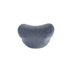Perna pentru gat Abyon, 21 x 20 x 15 cm, spuma cu memorie, gri