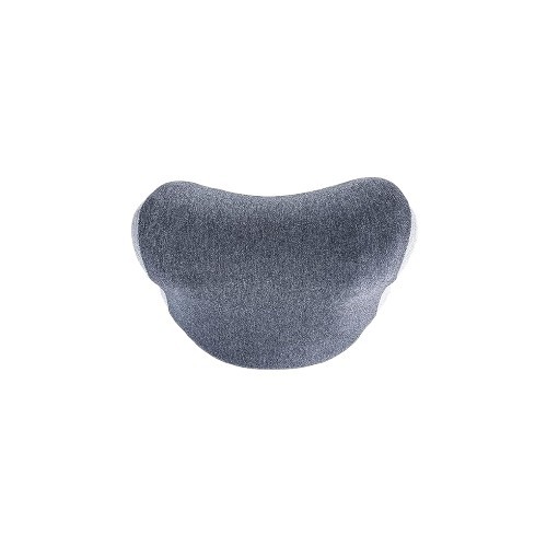 Perna pentru gat Abyon, 21 x 20 x 15 cm, spuma cu memorie, gri