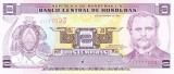 Bancnota Honduras 2 Lempiras 1998 - P80Aa UNC