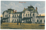 1070 - PLOIESTI, Railway Station, Romania - old postcard - used - 1915, Circulata, Printata
