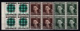 ROMANIA 1940 TIMBRE FISCALE AJUTORUL LEGIONAR SERIA IN BLOC DE 4 TIMBRE STARE MNH