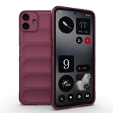 Husa antisoc pentru nothing cmf phone 1, margini anti alunecare, magic shield, bordeaux