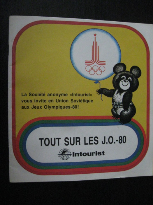 Jocurile Olimpice, Moscova 1980 - pliant limba franceza