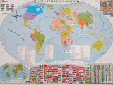 Harta fizica si politica a lumii |