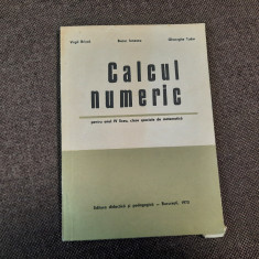 CALCUL NUMERIC PENTRU ANUL Iv DE LICEU,CLASE SPECIALE DE MATEMATICA,RF22/4