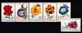 ROMANIA 1971 LP 767 FLORI DIN GRADINI BOTANICE SERIE MNH, Nestampilat