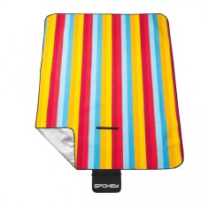 Patura camping / picnic 130 x 150 cm captusita cu aluminiu Spokey Picnic Grain foto
