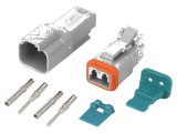 Conector cablu-cablu tată mamă AT 2 pini 13A