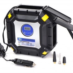 Compresor auto Streetwize 100 PSI 12V, cu laterna LED COB, oprire automata AutoDrive ProParts