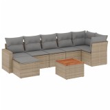 Cumpara ieftin Patio Sofa Set 8-Locuri Combinatie bej si gri