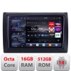 Navigatie Fiat Stilo Edotec Kit-STILO 8 core QLED 2K 16+512 360 Android Waze USB Navigatie Internet Youtube Radio CarStore Technology