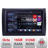 Navigatie Fiat Stilo Edotec Kit-STILO 8 core QLED 2K 16+512 360 Android Waze USB Navigatie Internet Youtube Radio CarStore Technology