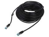 Patch cord F/UTP Cat 5e negru 30m 26AWG ecranat, Vention