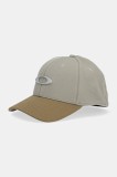 Oakley șapcă culoarea verde, cu imprimeu, 911545.BCM