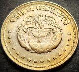 Cumpara ieftin Moneda exotica 20 CENTAVOS - COLUMBIA, anul 1966 * cod 5158, America Centrala si de Sud