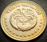 Cumpara ieftin Moneda exotica 20 CENTAVOS - COLUMBIA, anul 1966 * cod 5158, America Centrala si de Sud