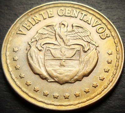 Moneda exotica 20 CENTAVOS - COLUMBIA, anul 1966 * cod 5158 foto