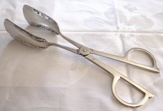 CLESTE ARGINTAT PLACAT CU ARGINT 19 CM