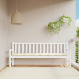 Perna banca de gradina, alb crem, 200x50x7 cm, textil oxford GartenMobel Dekor, vidaXL