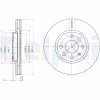 DELPHI BG3569 Disc frana