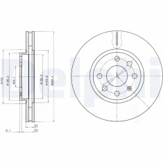 DELPHI BG3569 Disc frana