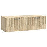 vidaXL Oglindă TV montată pe perete Stejar Sonoma 98 x 41 x 30 cm 899037