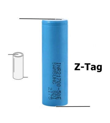 Acumulator Samsung INR21700-50E 5000mAh 3.6V Li-ion cu urechi de lipire in Z foto